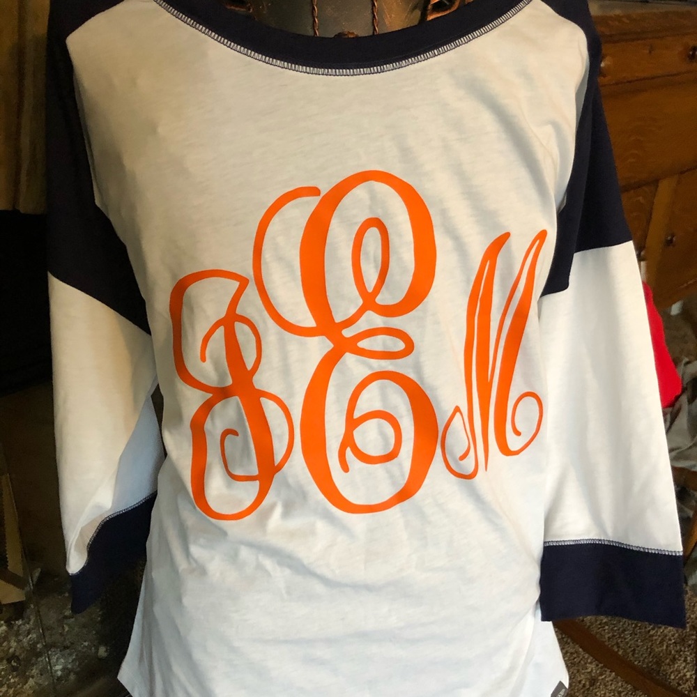 Monogrammed New Era Tee